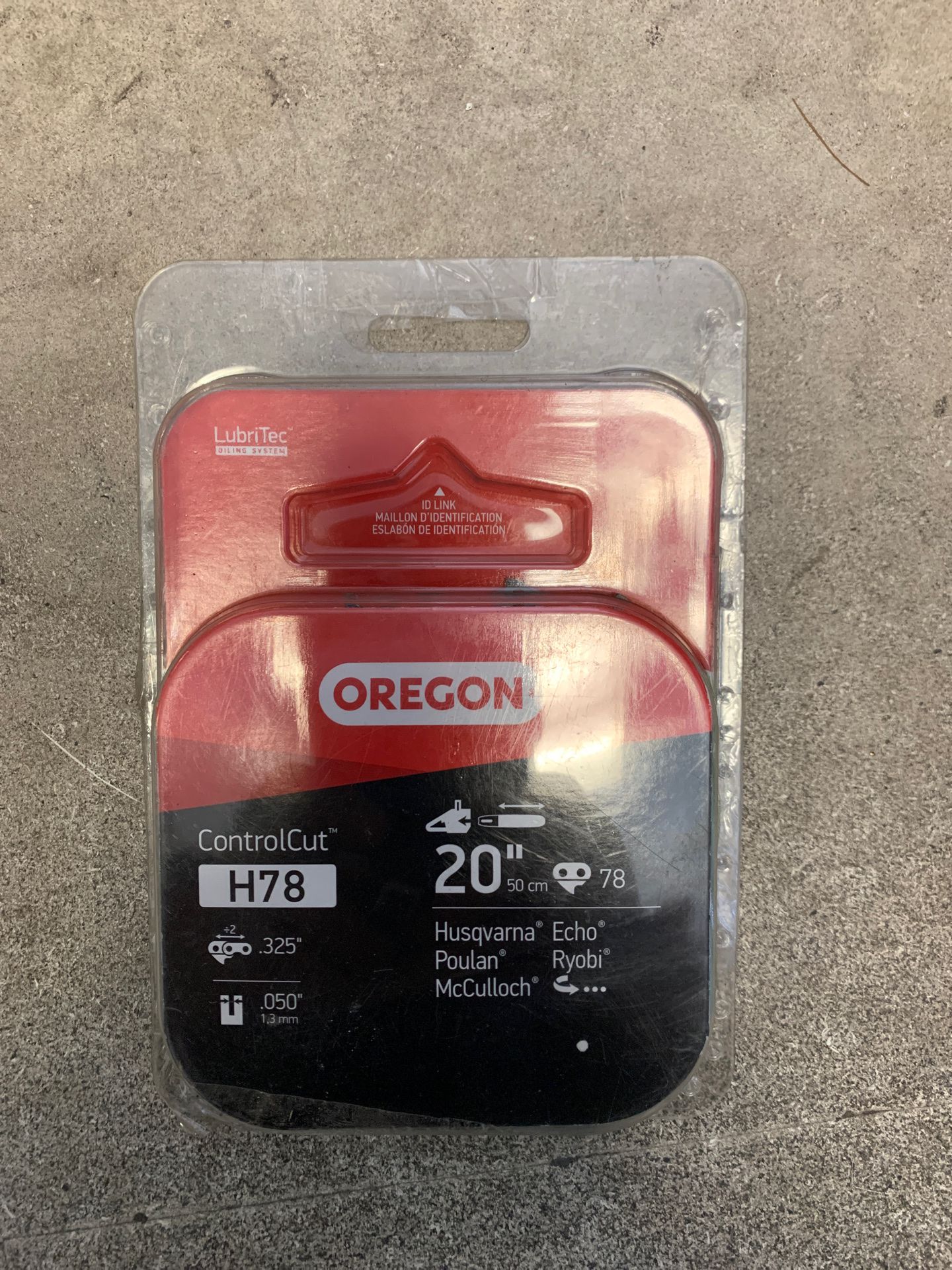 Oregon 20” H78 replacement chain for chainsaw— new!!