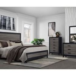 5 Piece 👑Queen bedroom set