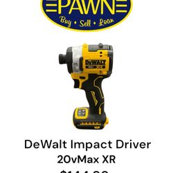 DeWalt Impact Driver 20v XR