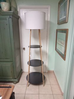 Floor Lamp/ Shelfs