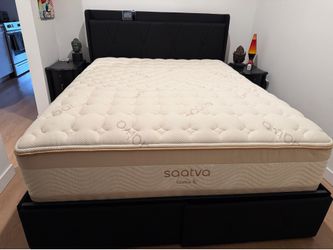 Like New Saatva RX Pillow Top Hybrid Queen Mattress