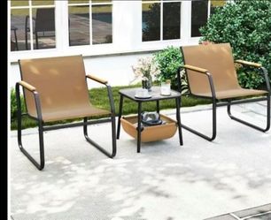 New outdoor patio set
