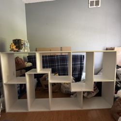 REALLY  NICE  BOOK-SHELF / CABINET   WHITE  