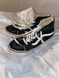 Black High Top Vans Good condition