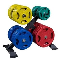 New Body Solid Commercial Vertical Olympic Bumper Plate Storage Rack GWT66