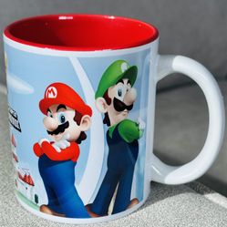 12 oz Mario & Luigi Coffee Mug