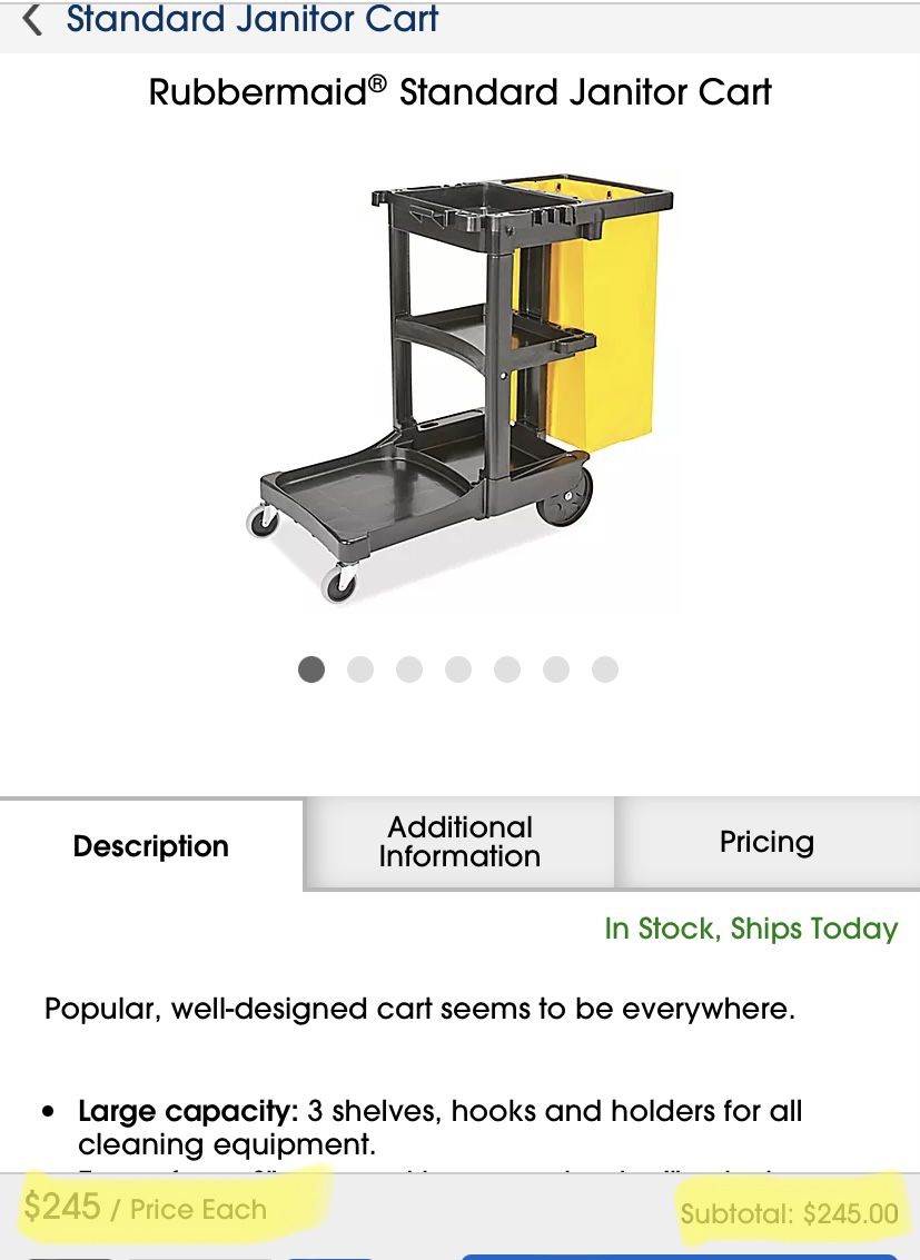 Custodial Cart