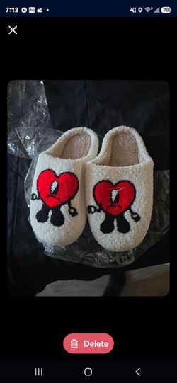 Bad bunny slippers new