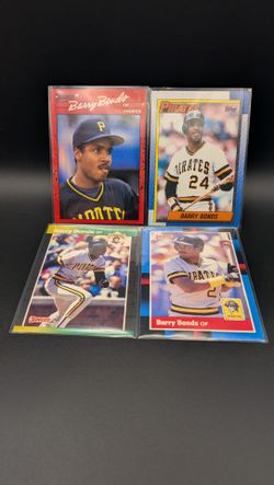 Barry Bonds Pittsburgh Pirates Baseball Card Lot