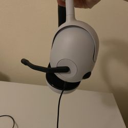 White Sony Gaming Headphones