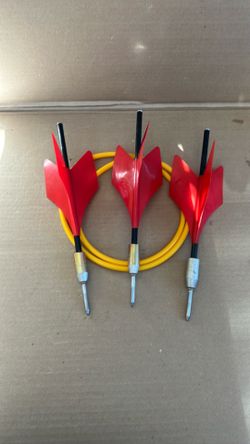 Vintage Jarts, 3 lawn darts game with a ring