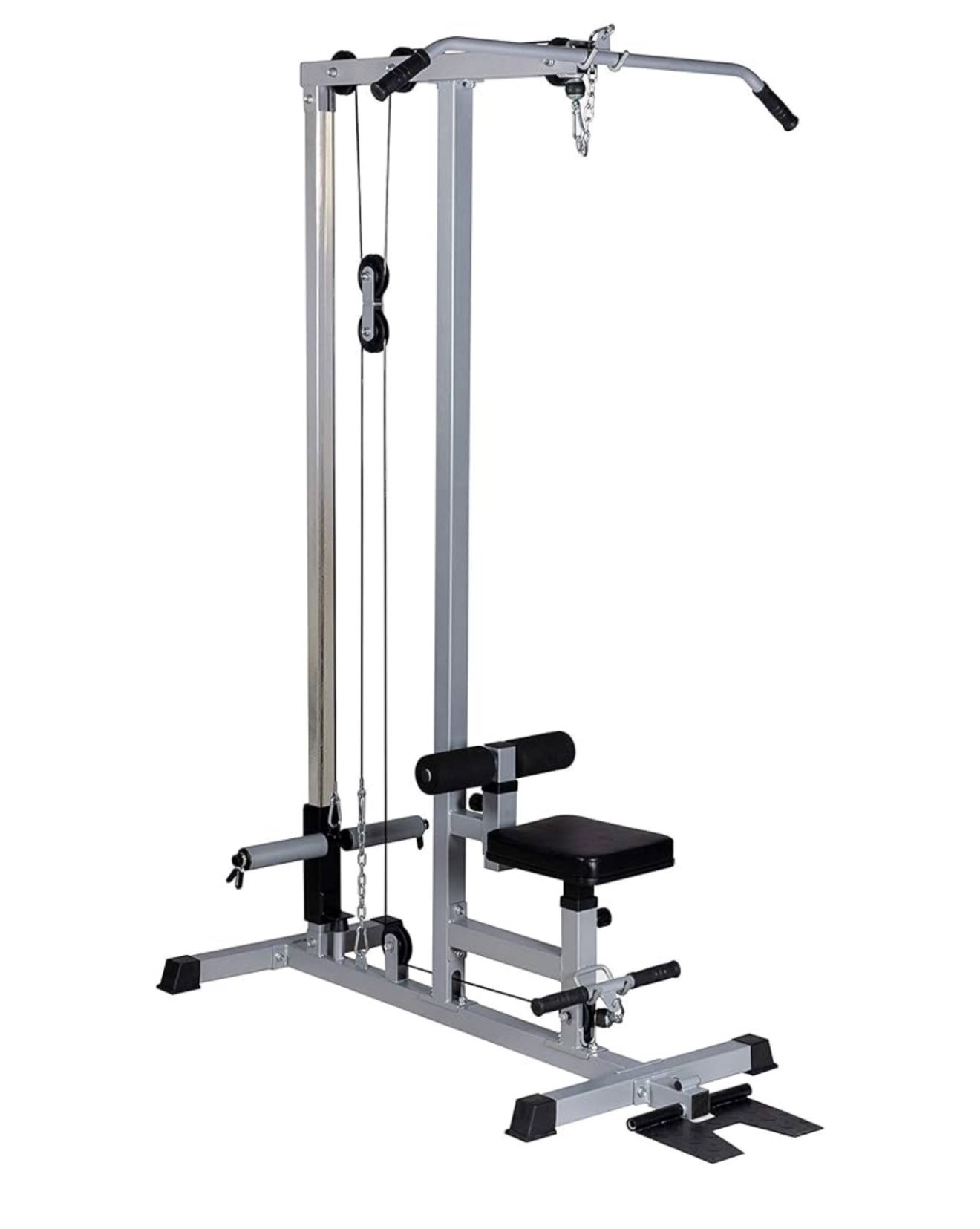 GDLF LAT Pull Down Machine, Low Row Cable Fitness Exercise Machine for Body Workout and Strength Training