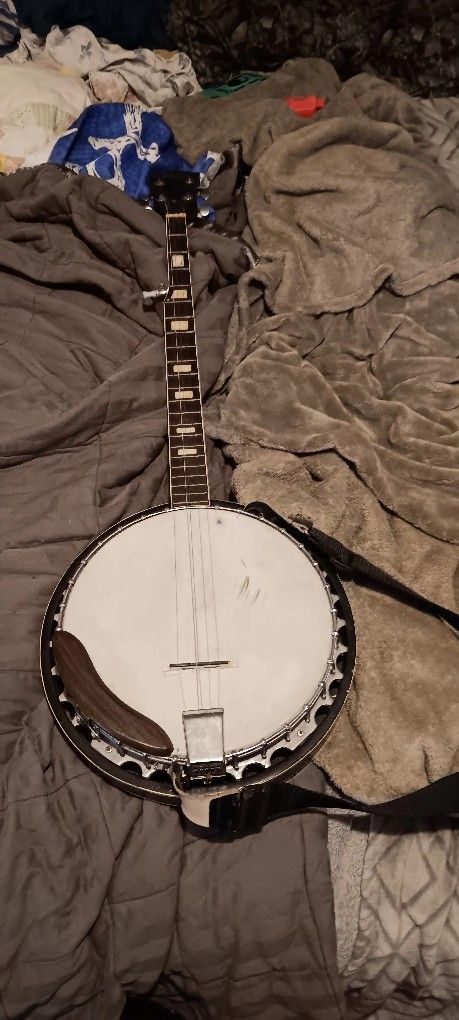 Hondo 5 String Banjo 