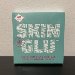 Skin Glu CGM Adhesive Patches NEW SEALED 40 Ct Natural Tree Sap