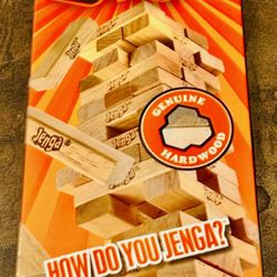 Brand New: Classic Jenga Genuine Hardwood Blocks