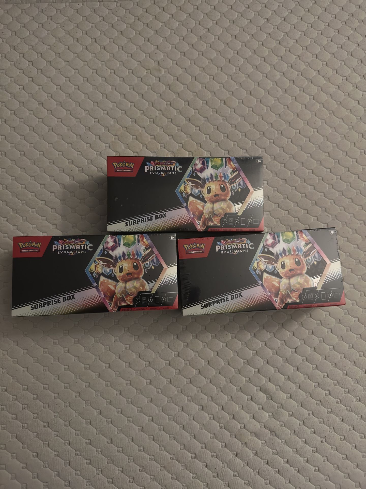 Prismatic Evolutions Surprise Box