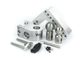 Weigh Safe 8” drop hitch with 2” and 2 5/16” balls