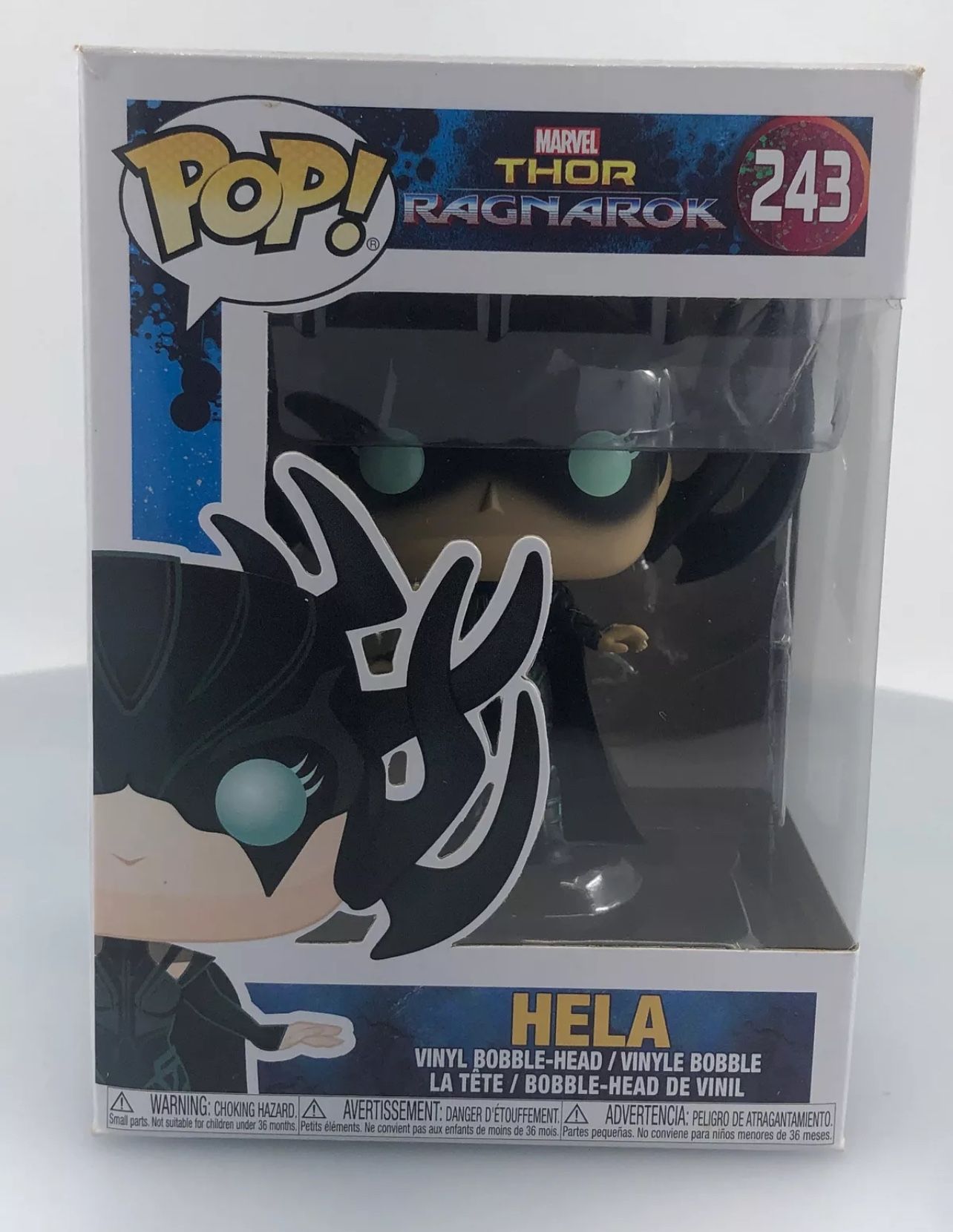 Funko POP! Marvel Thor: Ragnarok Hela Masked #243 Vinyl Figure DAMAGED BOX
