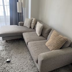West Elm Sectional couch 
