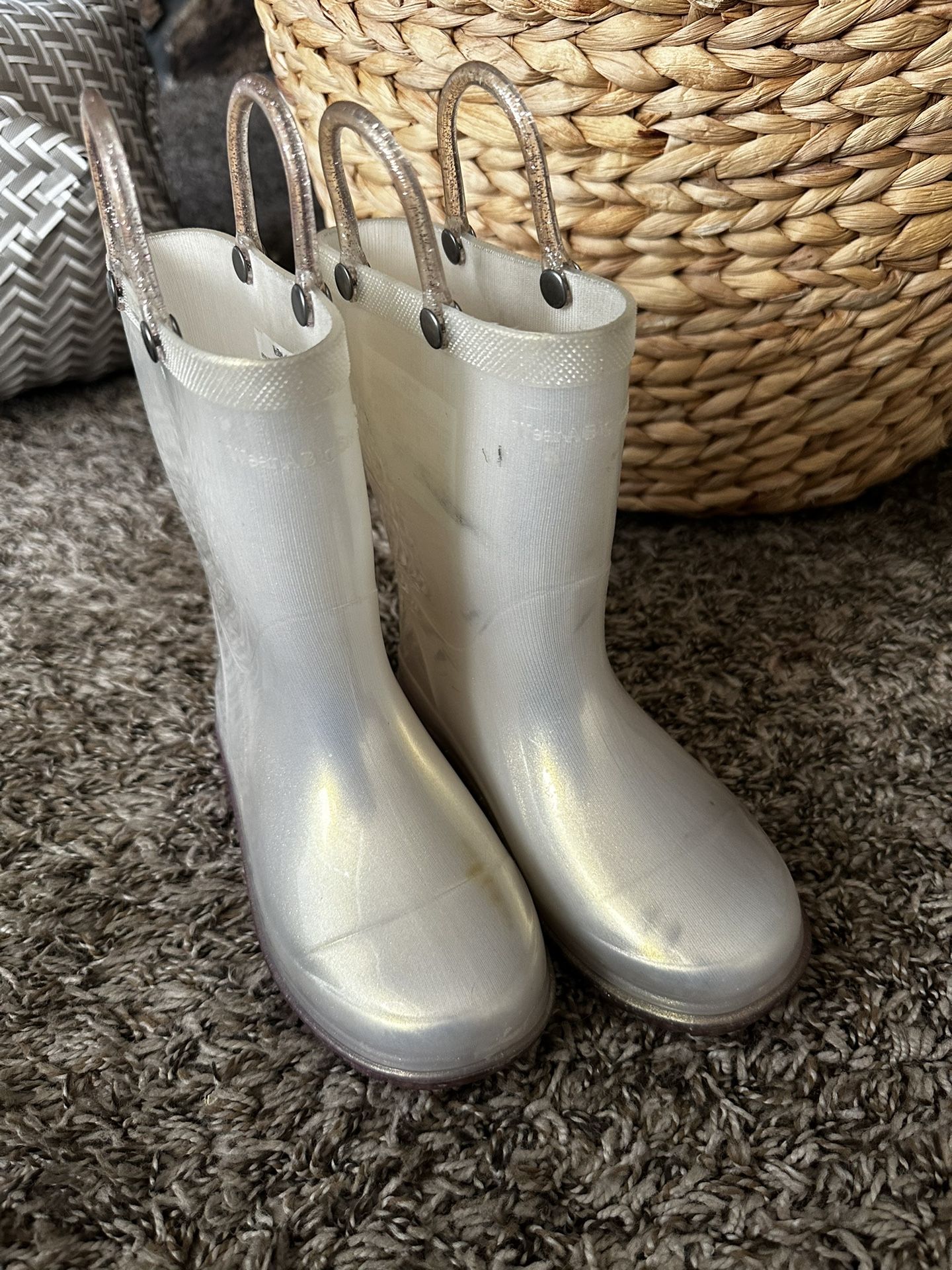 Kids Girls Rain Boots Size 10