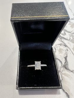 1.51 Carat Emerald Cut Diamond Ring