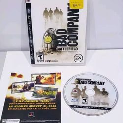 Battlefield Bad Company PS3 (Sony PlayStation 3, 2008) TESTED