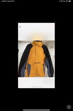 Yellow Columbia Pull Over Jacket 