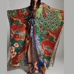 Dragon kimono caftan robe