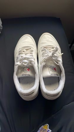 White Reeboks size 12