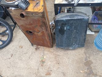 1950 jaguar o e m radiator and fuel tank reconditioned