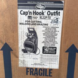 Equipo de soldadura y corte Uniweld Cap’n Hook KL22P-TU