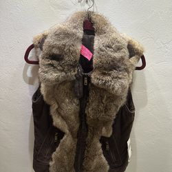 Vintage NWT Juicy Couture Fur Vest