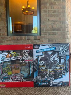 Black Bolt Binder & Unova Poster Collection