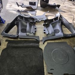 Acura Rsx Type S 2003 Black Rear Interior panels Complete Clean Parts 