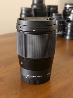 Sigma 16mm 1.4 (Sony APS-C)
