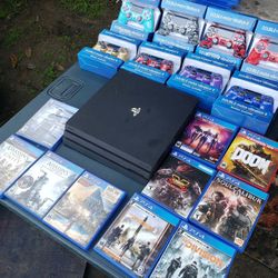 $180! 0 Games & 1 Control. 2020 PS4 Pro 1000GB. Games are $20! Or $30!. Combo $350! 5 Games of $30! 5 Games of $20! & 2 Controller