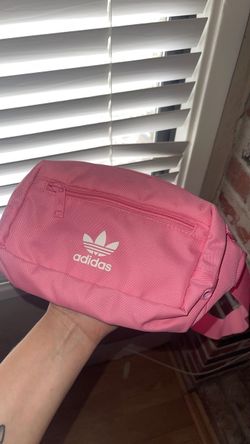pink Adidas fanny pack