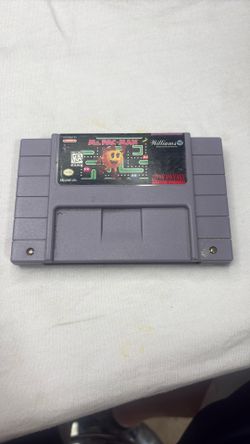 SUPER NINTENDO PAC MAN. VIDEO. JUEGO. 1991