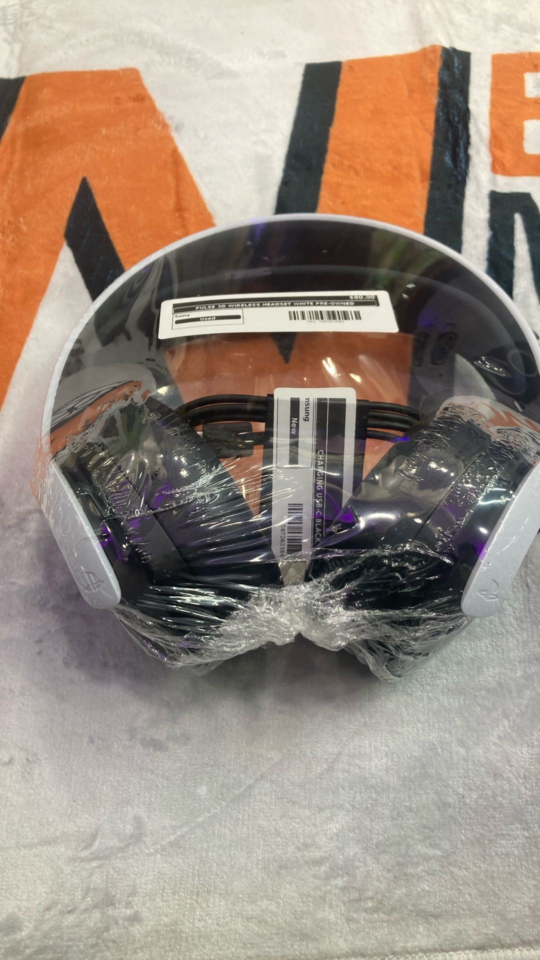 Pulse 3D Wireless Headset White Pre Owned