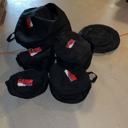 Gator 5 Piece Drum Travel Bag w/ Hohhner Cymbal Bag