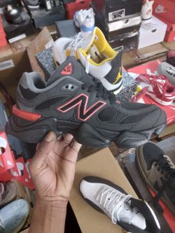 New Balance 9060 "Black Red" Sneakers
