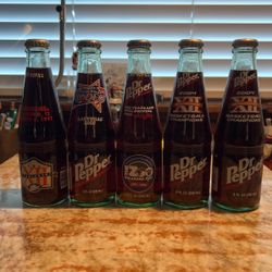 Dr. Pepper Bottle Collection 
