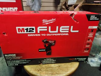 Milwaukee surge m12 1/4" hex hydraulic impact driver