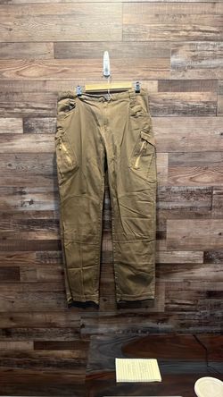 Tan Tactical Cargo Pants with Zip Pockets