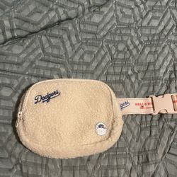 Hello Kitty 50th Anniversary x Los Angeles Dodgers Sherpa Fanny Pack