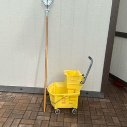 Mop Wringer And Mop Handle