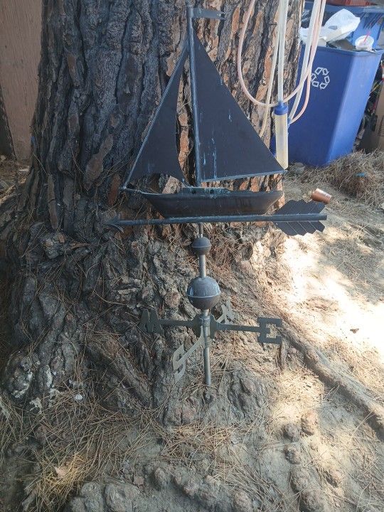 Antique Sailboat  Weathervane $300