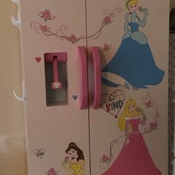 Kids Princess Wood Fridge/toy Box/ Shelf