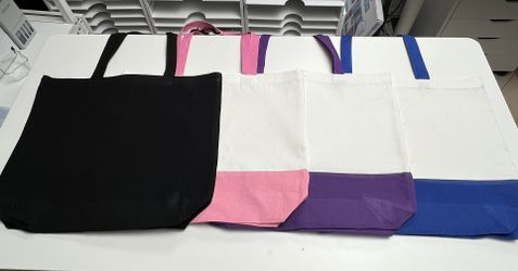 Canvas Tote Bag Large Blank Reusable
