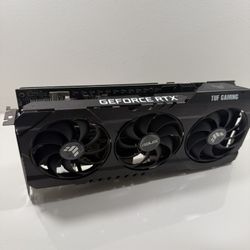 ASUS TUF Gaming GeForce RTX 3060 12GB Triple-fan GPU with strong 1080p/1440p gaming performance and durable cooling design